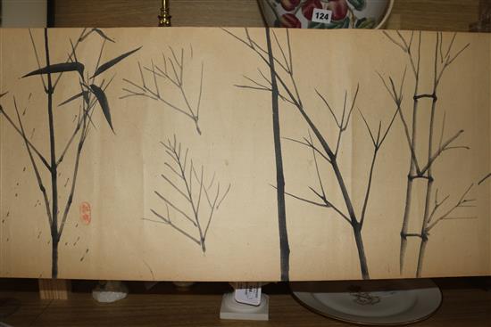 An album of Chinese paintings and a hand scroll